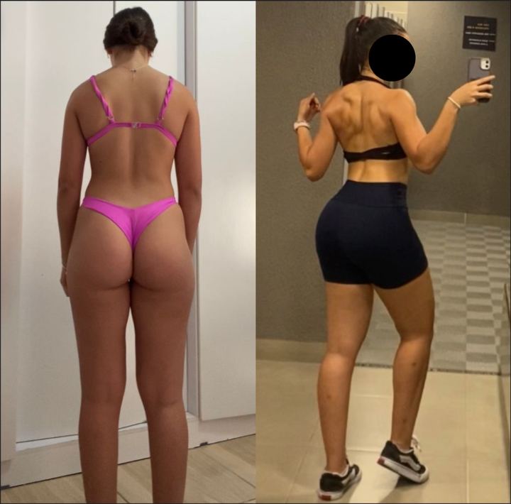 Antes e depois de aluno da PR Team