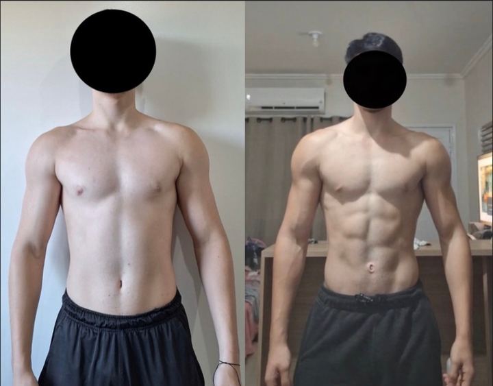 Antes e depois de aluno da PR Team